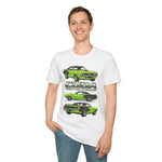 1971 Cuda 440 Muscle Car T-Shirt | Classic Barracuda Trio Illustration