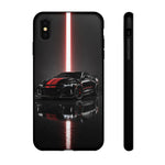 Camaro ZL1 Phone Case, Black Red Racing Stripe Studio Cover, Gift