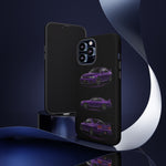 Purple R33 Skyline GTR JDM Sports Car Phone Case Tough Multi View
