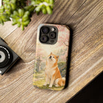 Akita under Cherry Blossoms Dog Breed Phone Case