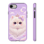 Persian Cat Kawaii Chibi Round Art Tough Phone Case