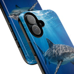 Tiger Shark Phone Case, Dappled Blue Water Tough Cover