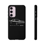 Vintage Galaxie 500 Phone Case | Classic Car Illustration, Black