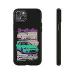 R32 Skyline GT-R Manga Style JDM Tough Phone Case Cover Gift