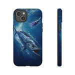 Wahoo Fish Phone Case Offshore Fishing Tough Cover Gift Art