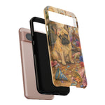 Guilty French Bulldog Phone Case, Confetti Watercolor Cover