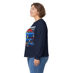 2008 S2000 Racing Graphic Long Sleeve Tee | Blue JDM Sports Car
