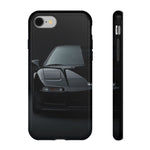 Black NSX Low-Key Minimal Tough Phone Case for 90s JDM Fans