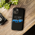 Rapid Blue C8 Corvette Vector Tough Phone Case