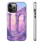 Roman Ruins Pastel Sky Vaporwave Art Tough Phone Case