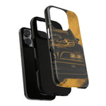 Trans Am Black Gold Shaker Tough Phone Case Muscle Car Art Cover