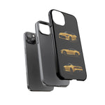 Gold Fairlady Z Classic Sports Car Tough Phone Case - 3 View
