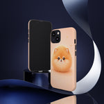 Pomeranian Kawaii Puffball Chibi Pet Dog Art Tough Phone Case