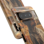German Wirehaired Pointer Autumn Art Tough Phone Case