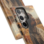 German Wirehaired Pointer Autumn Art Tough Phone Case