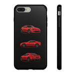 Red 370Z Sports Coupe Tough Phone Case for JDM Enthusiasts