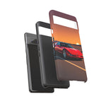 Red C4 ZR-1 King of the Hill Art Tough Phone Case