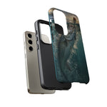 Striped Bass Phone Case, Sunset Topwater Strike Cover for Anglers