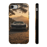 C4 ZR1 Corvette Phone Case, Black Misty Mountain Pass Cover