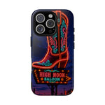 Neon Cowboy Boot phone case | High Noon Saloon design