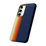 Retro Rainbow Stripe Phone Case | Tough Phone Case