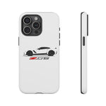 White C7 Z06 Phone Case for Chevy Vette Fans, Tough Cover