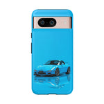 RX-7 Cyan Studio Phone Case Studio Color Match Car Art