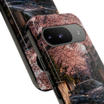 Cherry Blossom Street Scene R34 Skyline GTR Tough Case | Car Photo Cover