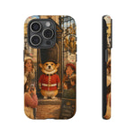 Corgi Royal Guard phone case | Cute British corgi soldier illustration