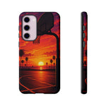 Basketball Court Sunset Phone Case | Tough Phone Case