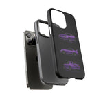 MK4 Supra Phone Case Purple, Three-View Vector Cover