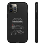 1969 Camaro Z28 Triple View Line Art Tough Phone Case Gift