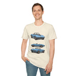 Blue Classic 1967 Corvette Convertible T-Shirt | Sports Car Illustration