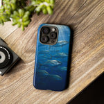 Amberjack School Phone Case, Open Water Sunlight Tough Cover