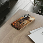 German Wirehaired Pointer Autumn Art Tough Phone Case