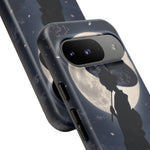 Geisha Parasol Moonlight Art Tough Phone Case