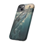 Striped Bass Phone Case, Sunset Topwater Strike Cover for Anglers