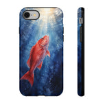 Red Snapper Fishing Phone Case Saltwater Angler Tough Gift