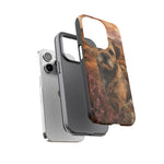Border Terrier Earthy Watercolor Art Tough Phone Case