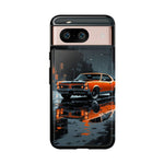 1966 GTO Orange Rainy City Tough Phone Case Cover Gift Art