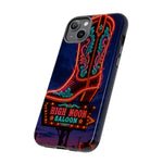 Neon Cowboy Boot phone case | High Noon Saloon design