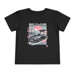 Toddler Skyline R34 GTR Cherry Blossom JDM T-Shirt, Retro Tee