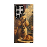 Poodle in Beret Phone Case | Vintage Paris Café Illustration