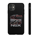 NSX Dual View Black Red JDM Sports Car Tough Phone Case Gift