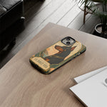 Doberman Art Deco 'La Dolce Vita' Phone Case | Vintage Dog Design