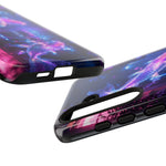 Neon Koi Reflection Vaporwave phone case | Tough Cover