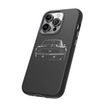 1969 Camaro Black Restomod Front Tough Phone Case Cover Gift