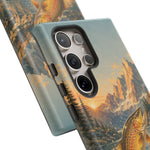 Leaping Golden Trout Lake Scene phone case | Tough Cover