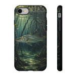 Snook Phone Case, Mangrove Sunbeam Painterly Marine Art Cover, Gift