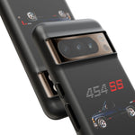 Chevy 1500 454 SS Sport Truck Phone Case Featuring Pickup Side Profile